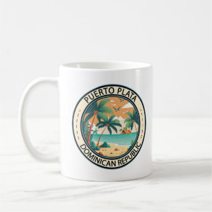 Puerto Plata Dominikanska republiken Hut Badge Kaffemugg