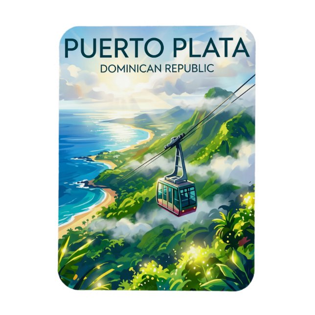 Puerto Plata Dominikanska republiken Magnet (Vertikal)