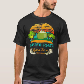 Puerto Plata Dominikanska republiken Travel Retro  T Shirt