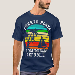 Puerto Plata Dominikanska republikens familjevacat T Shirt