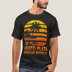 Puerto Plata Souvenir Dominikanska republiken Somm T Shirt