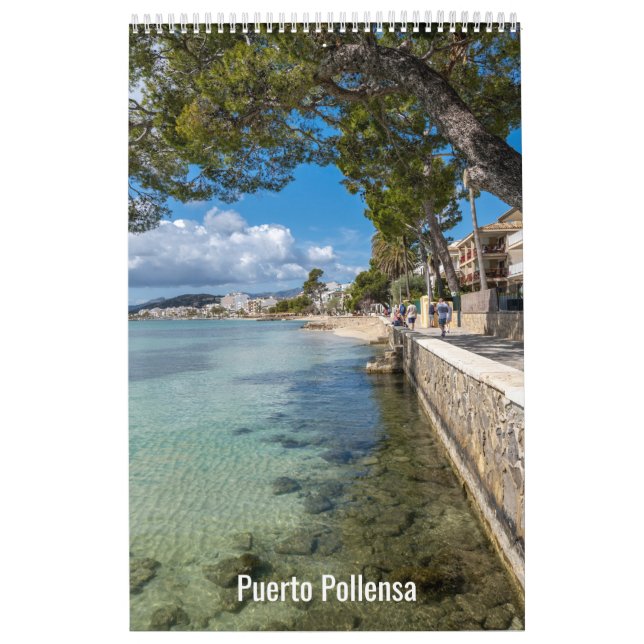 Puerto Pollensa Calendar All New Bilder för 2024 Kalender (Omslag)