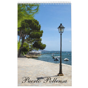 Puerto Pollensa Calendar (en sida upprätt) Kalender