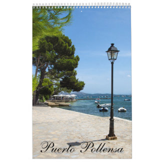 Puerto Pollensa Calendar (en sida upprätt) Kalender