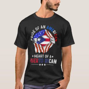 Puerto Rican American America Pride Cuba Puerto Ri T Shirt