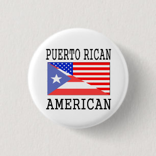 Puerto Rican amerikanska flaggan Knapp