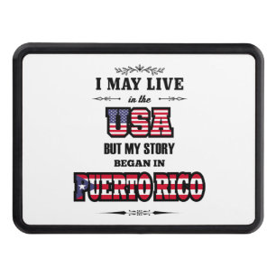 Puerto Rican-arvet Puerto RIco USA Citat Dragkroksskydd