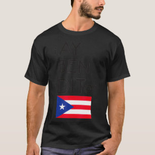 Puerto Rican Boricua Boriqua Puerto Rico Flagga Ay T Shirt