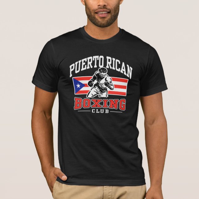 Puerto Rican Boxing T-shirt (Framsida)
