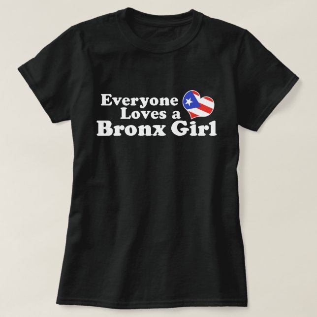 Puerto Rican Bronx Girl Tee (Design framsida)