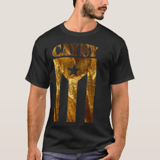 Puerto Rican Cayey Guld Boricua, Puerto Rico Flagg T Shirt