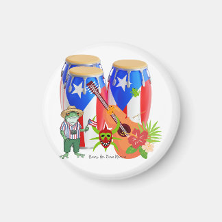 Puerto Rican Cultural Home Accent Magnet