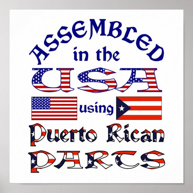 Puerto Rican-delar Poster (Framsidan)