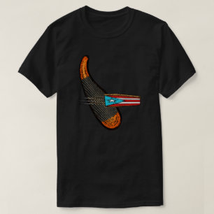 Puerto Rican Flagga Guiro Boricua Intruments T Shirt