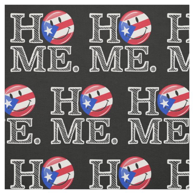 Puerto Rican Flagga House Warning Tyg (Provkarta)