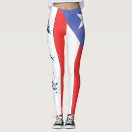 PUERTO RICAN FLAGGA LEGGINGS HAVIC ACD