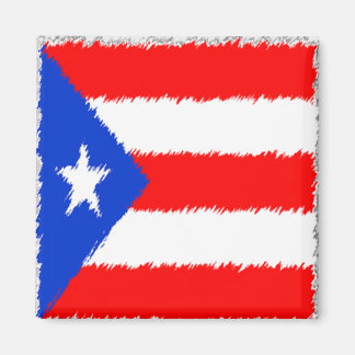 Puerto Rican Flagga Magnet
