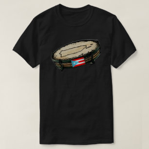 Puerto Rican Flagga Pandera Boricua Karta T Shirt