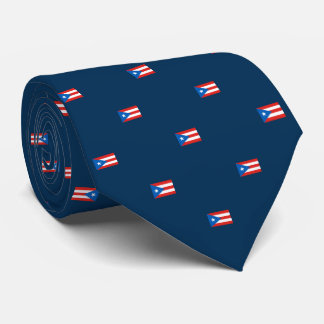 Puerto Rican Flagga Patterned Navy Slips