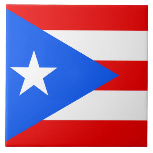 Puerto Rican Flagga (Puerto Rico) Kakelplatta