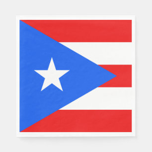 Puerto Rican Flagga (Puerto Rico) Pappersservett