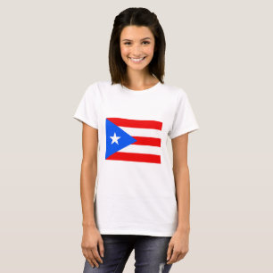Puerto Rican Flagga (Puerto Rico) T Shirt