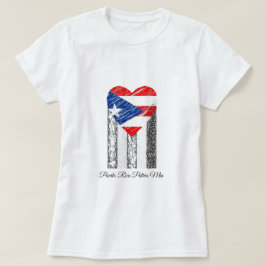 Puerto Rican Flagga T Shirt