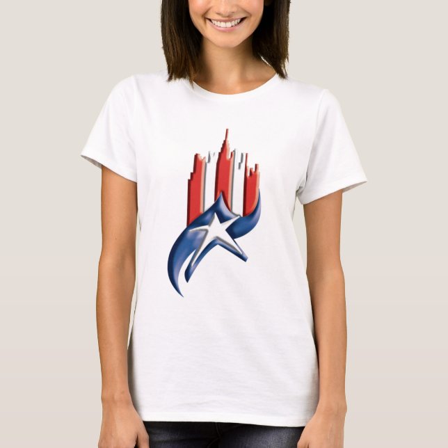 Puerto Rican flagga Tee (Framsida)