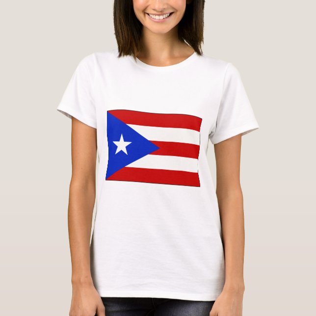 Puerto Rican flaggaT-tröja och gåvor T Shirt (Framsida)