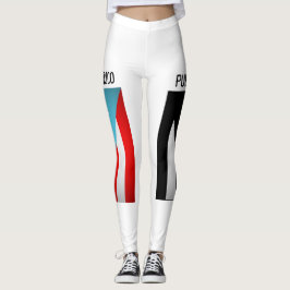 Puerto Rican Flaggor Leggings