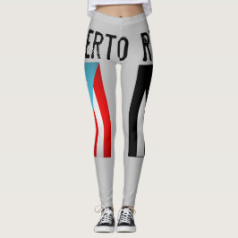 Puerto Rican Flaggor  Leggings