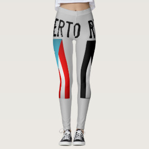 Puerto Rican Flaggor Leggings