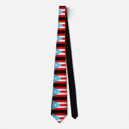 Puerto Rican Flaggor Neck Tie Slips