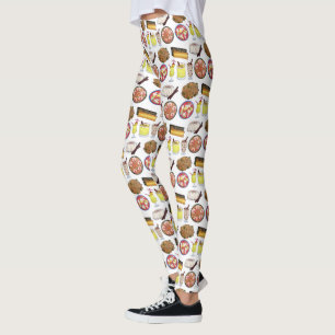 Puerto Rican Food Cuisine Kärlek Puerto Rico Foodi Leggings