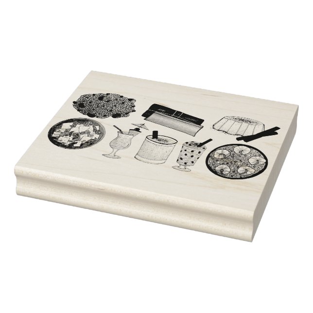 Puerto Rican Food Cuisine Kärlek Puerto Rico Foodi Stämpel (Stämpel)