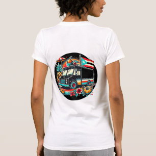 Puerto Rican Food Lastbil T-Shirt Puerto Rico Food