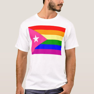 Puerto Rican gay prideflagga Tee Shirt