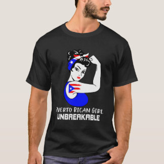 Puerto Rican Girl Unbryable T Shirt
