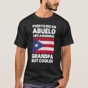 Puerto Rican Grandpa Abuelo Puerto Rican Flagga Pu T Shirt