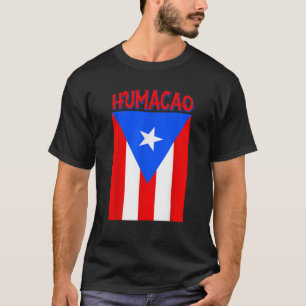 Puerto Rican Humacao Puerto Rico Flagga T Shirt