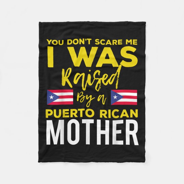 Puerto Rican Joke Quote Puerto Rico Pride  Fleecefilt (Framsidan)