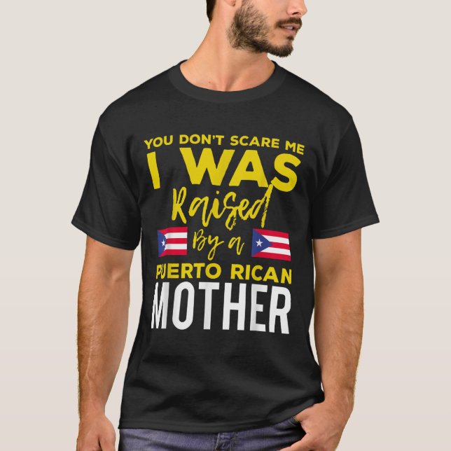 Puerto Rican Joke Quote Puerto Rico Pride  T Shirt (Framsida)