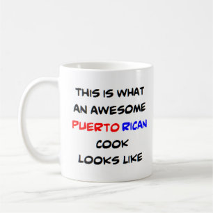puerto rican-kock, fantastisk kaffemugg