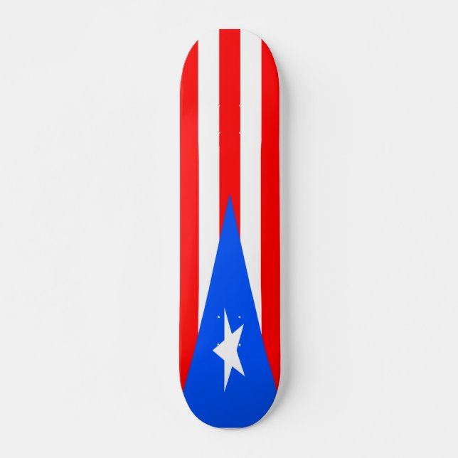 Puerto Rican Mini Skateboard Bräda 18,5 Cm (Framsida)