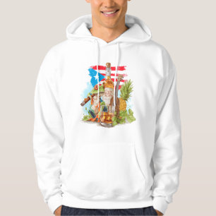 Puerto Rican Paradise: Sublication Art Hoodie