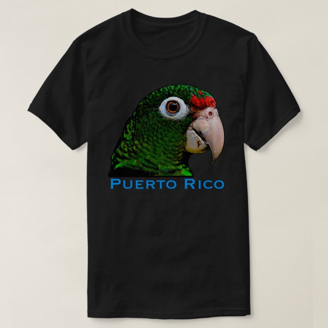 Puerto Rican Parrot T-Shirt (Design framsida)