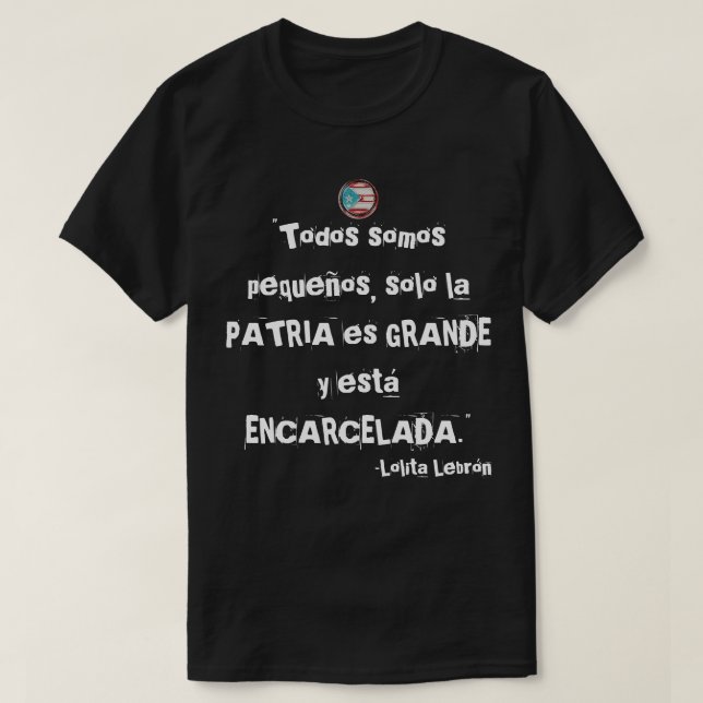 Puerto Rican Phrases T-Shirt (Design framsida)