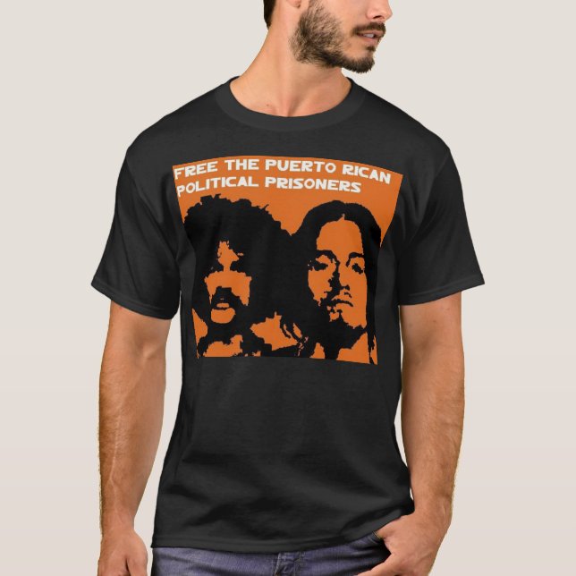 Puerto Rican politiska fång T-shirt (Framsida)