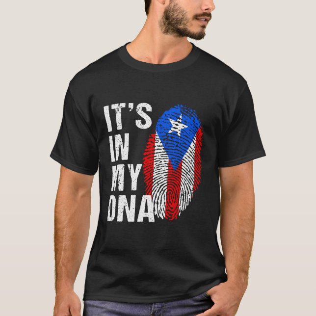 Puerto Rican Pride Puerto Rico Flagga Patriotic T Shirt (Framsida)