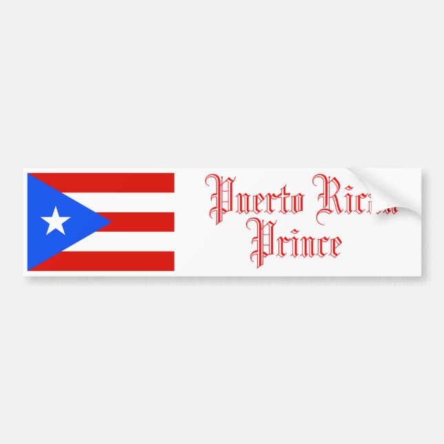 Puerto Rican Prince, bildekal (Framsidan)